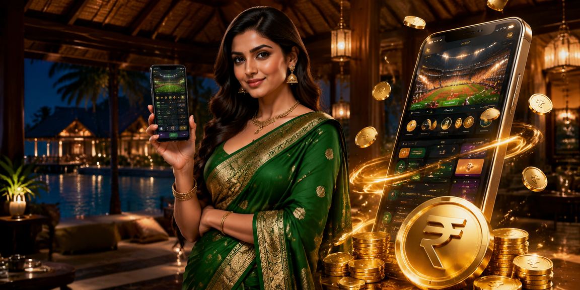Woman enjoying casino app responsibly